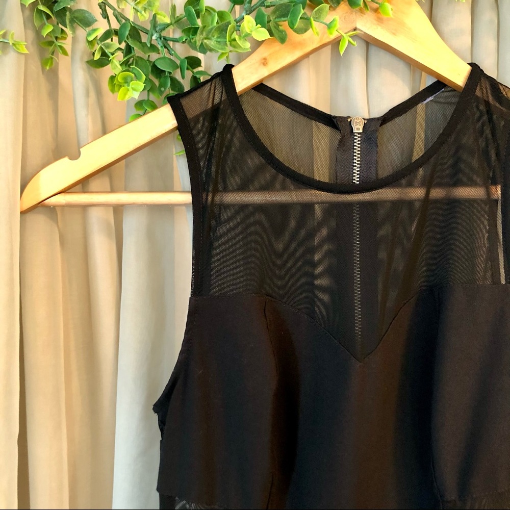 H&M // Mesh Cutout Floor Length Dress